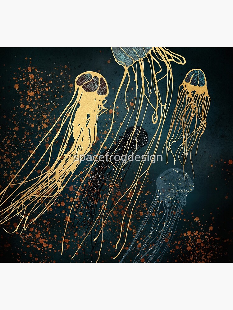 Metallic Jellyfish by spacefrogdesign