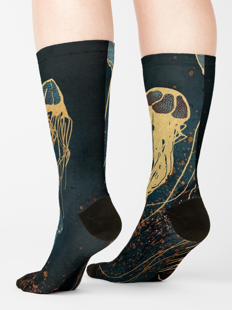 Alternate view of Metallic Jellyfish Socks