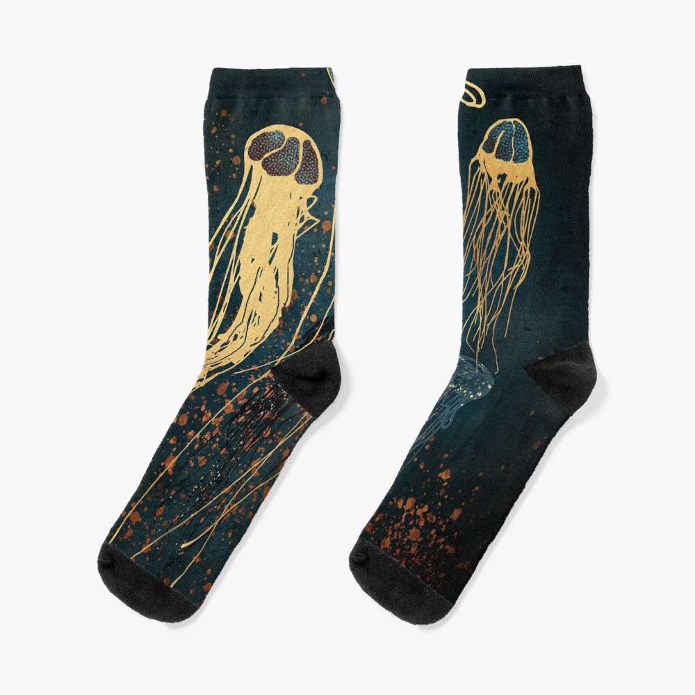Metallic Jellyfish Socks
