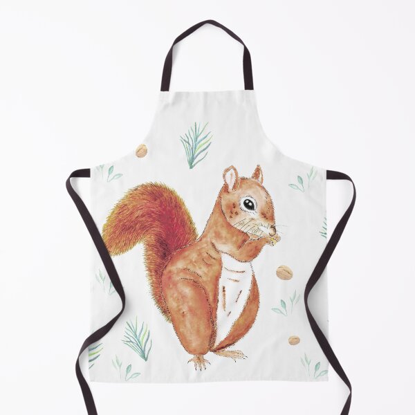 Item preview, squirrel drawing in watercolour designed and sold by latiendadearyam.