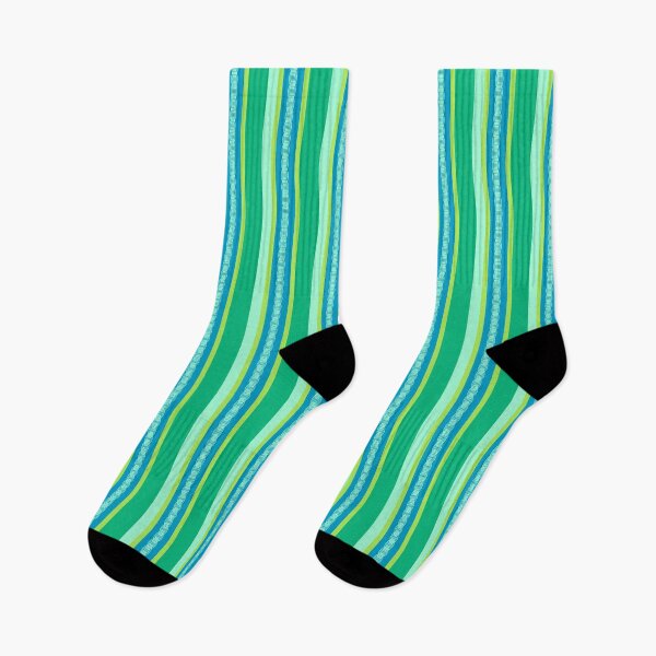 Item preview, Mid-Century Awning Stripes, Jade Green designed and sold by Marymarice.