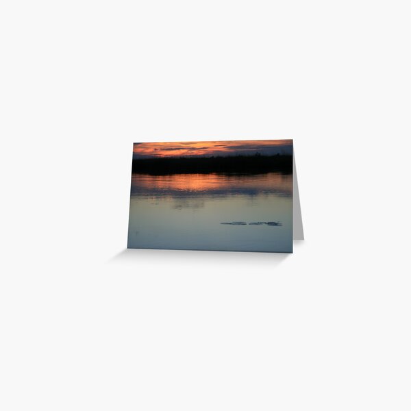 African Sunset #7 Greeting Card