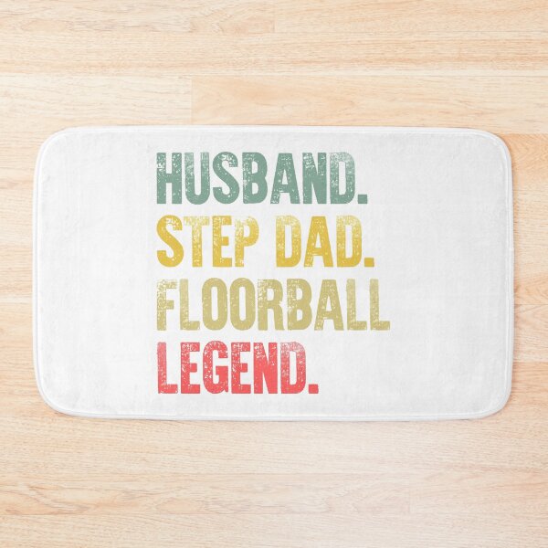 Item preview, Funny Men Vintage T Shirt Husband Step Dad Floorball Legend designed and sold by Bendthetrend.