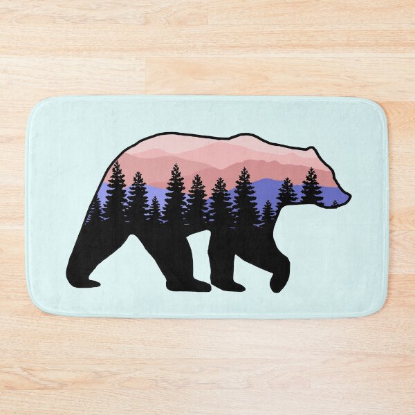 Item preview,  Bear in the forest pink  designed and sold by colleenm2.