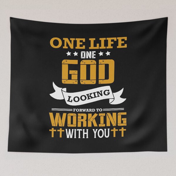 Item preview, One life One God designed and sold by Luvjesus2.