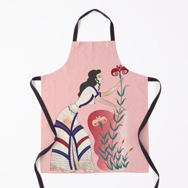 Item preview, Minoan girl with flowers designed and sold by Lefteris Betsis.