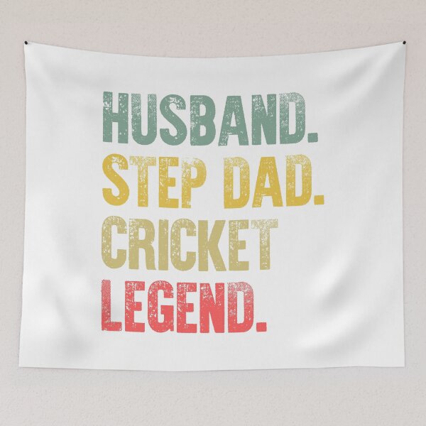 Item preview, Funny Men Vintage T Shirt Husband Step Dad Cricket Legend designed and sold by Bendthetrend.