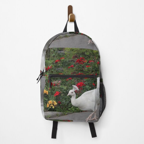 Item preview, White Peacock and flowers designed and sold by RichImage.