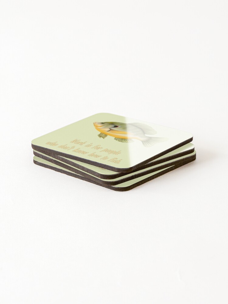 Thumbnail 4 of 5, Coasters (Set of 4), Work or Fish designed and sold by SpiceTree.