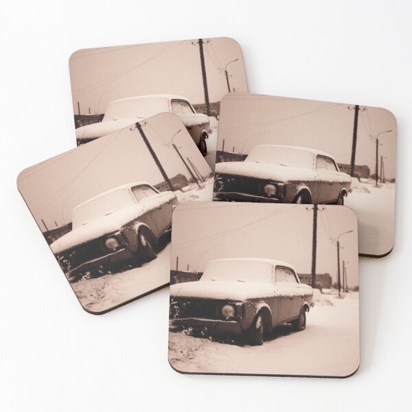 Item preview, Vintage Russian Car In the Freezing Artic Snow - Kola, Russia designed and sold by LucaRocchini.