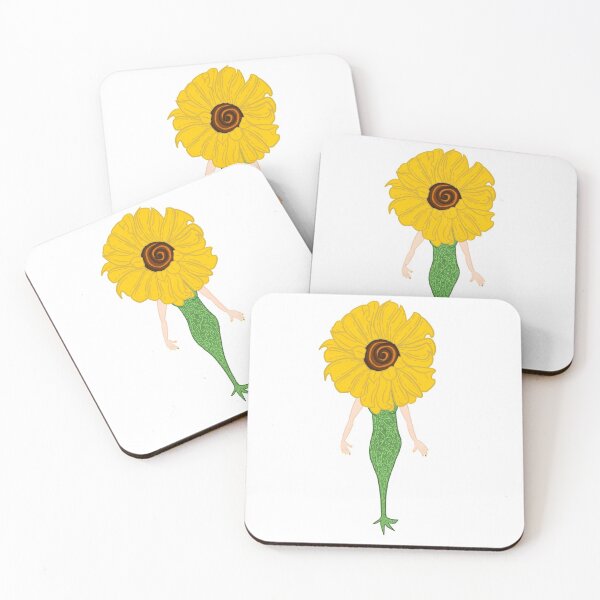 Item preview, Sunshine the Sunflower Girl designed and sold by jessieartsdaily.