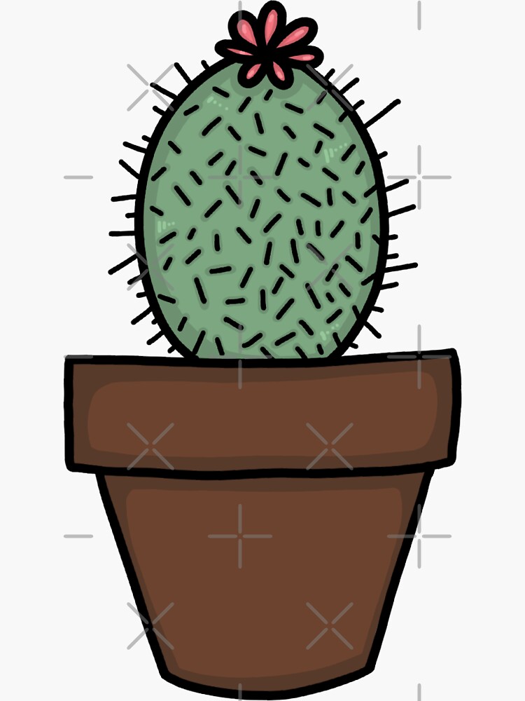 "Mini Cactus Sticker" Sticker for Sale by Amariafagundes Redbubble
