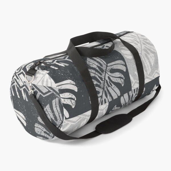 Item preview, Polynesian Tropical Leaves Black And White Pattern designed and sold by sunnthreads.