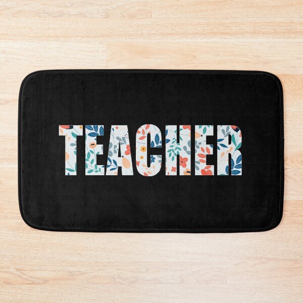 Item preview, Teacher White Floral Design designed and sold by AutonomousN.