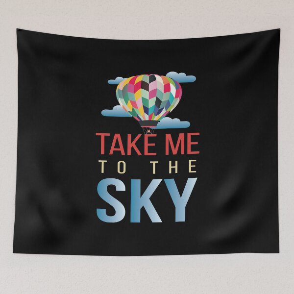 Item preview, Take Me To The Sky Balloon designed and sold by MooonTees.