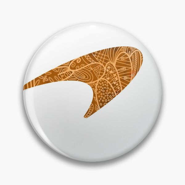 Item preview, Orange Zentangle Art Design - McLaren Logo - Backward Swoosh designed and sold by Black British  Designer - Photographer.