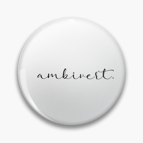 Item preview,  ambivert cursive in black designed and sold by lntuitiveDesign.