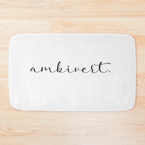 Item preview,  ambivert cursive in black designed and sold by lntuitiveDesign.