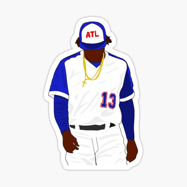 Ronald Acuna Jr. Braves Sticker