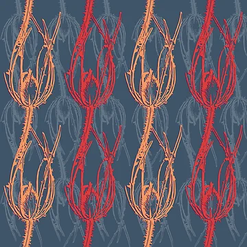 Artwork thumbnail, Thistle Pattern by DesignVal