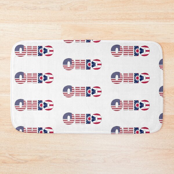 Item preview, Ohio State Flag/ American Flag designed and sold by ElevenGraphics.