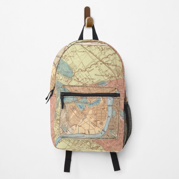 Item preview, Vintage London & Paris Map (1846) designed and sold by BravuraMedia.