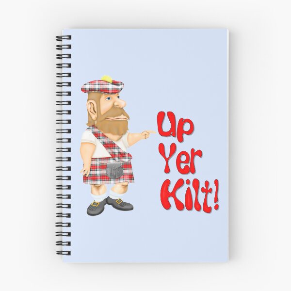 Artikelvorschau, Tam und Sporran. Text sagt Up Yer Kilt. entworfen und verkauft von SpiceTree.