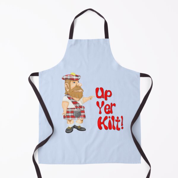 Artikelvorschau, Tam und Sporran. Text sagt Up Yer Kilt. entworfen und verkauft von SpiceTree.