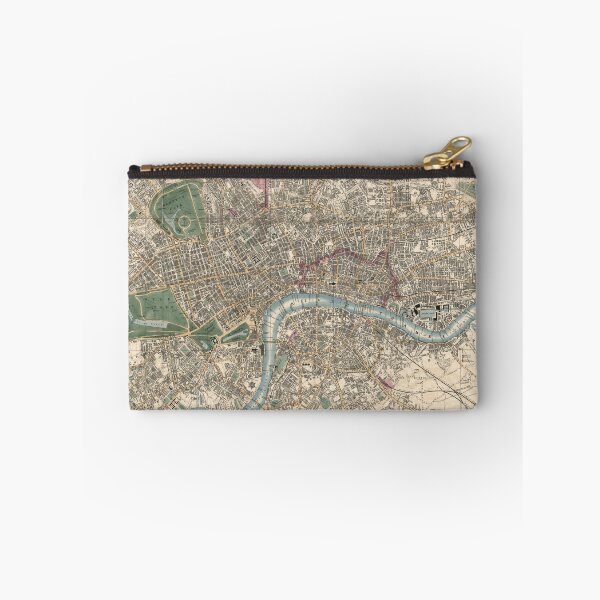Item preview, Vintage London England Map (1853) designed and sold by BravuraMedia.