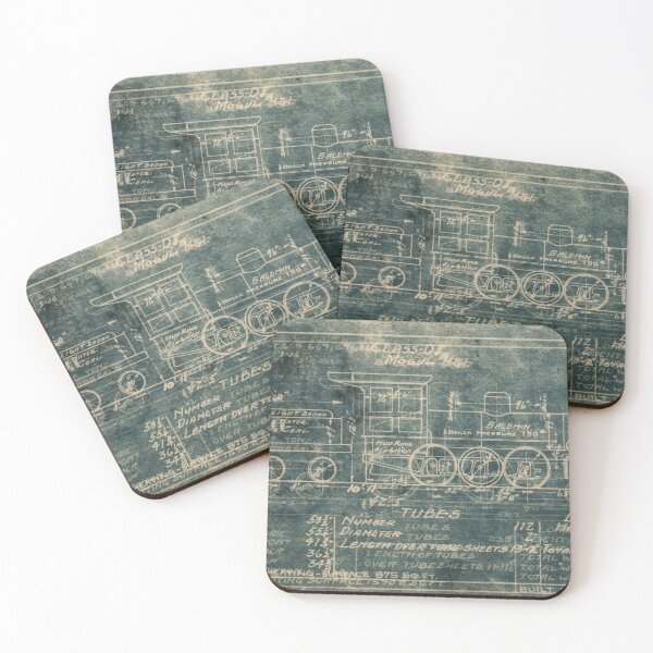 Item preview, Locomotive blueprints 2 designed and sold by kimopix.