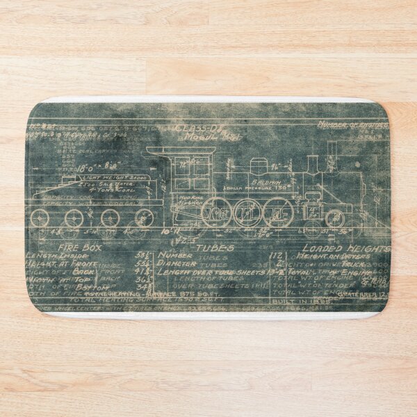Item preview, Locomotive blueprints 2 designed and sold by kimopix.