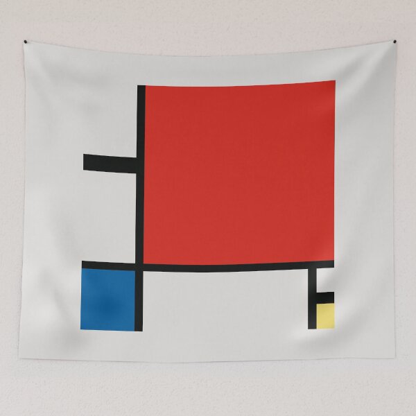 Item preview, Composition II in Red, Blue, and Yellow - Digital Version designed and sold by warishellstore.
