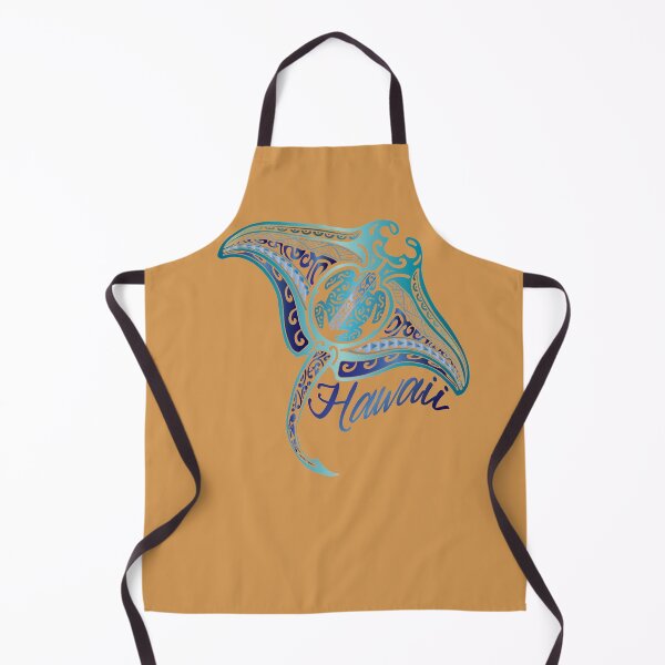 Item preview, Retro Hawaiian Tribal Manta Ray designed and sold by sunnthreads.