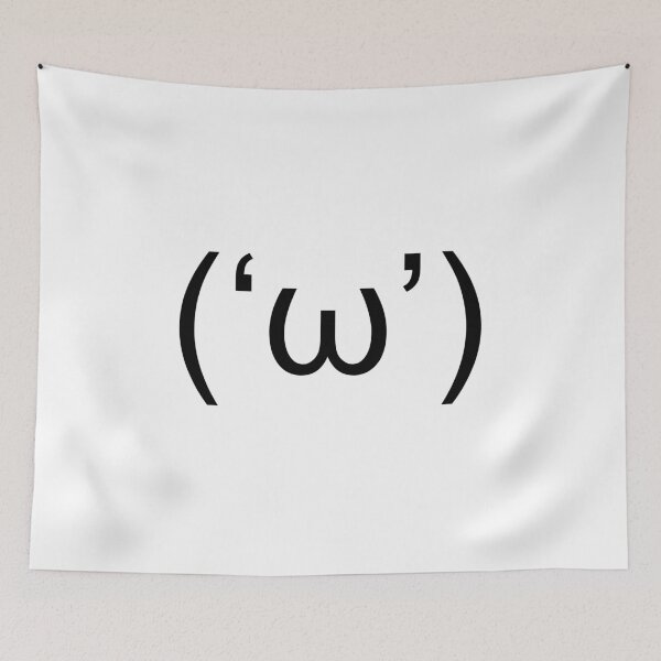Item preview, (‘ω’) Cat Face designed and sold by CCCDesign.