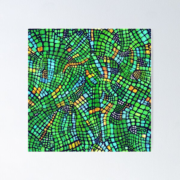 Item preview, Abstract Lizard Skin designed and sold by creativinchi.