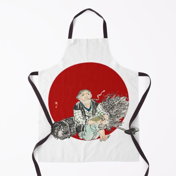 Item preview, Japanese Flag - Smoking farmer with branches designed and sold by weavernap.