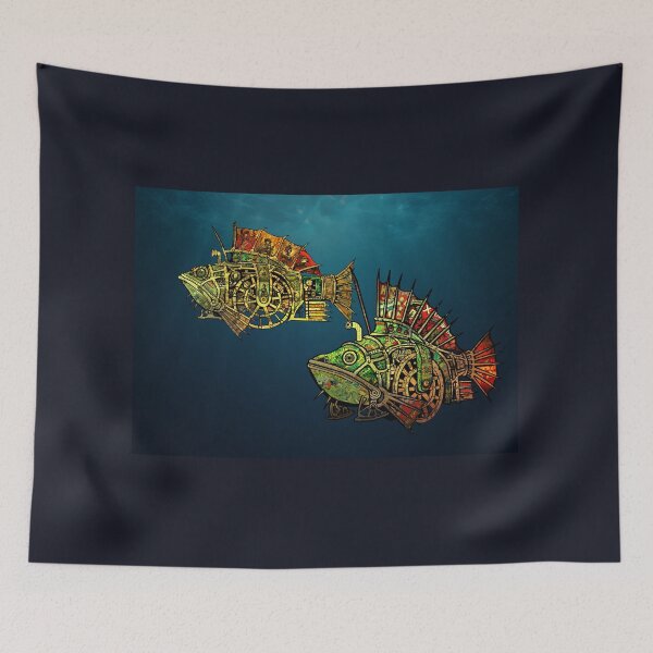 Item preview, Steampunk Fish #3 designed and sold by BLZBob.