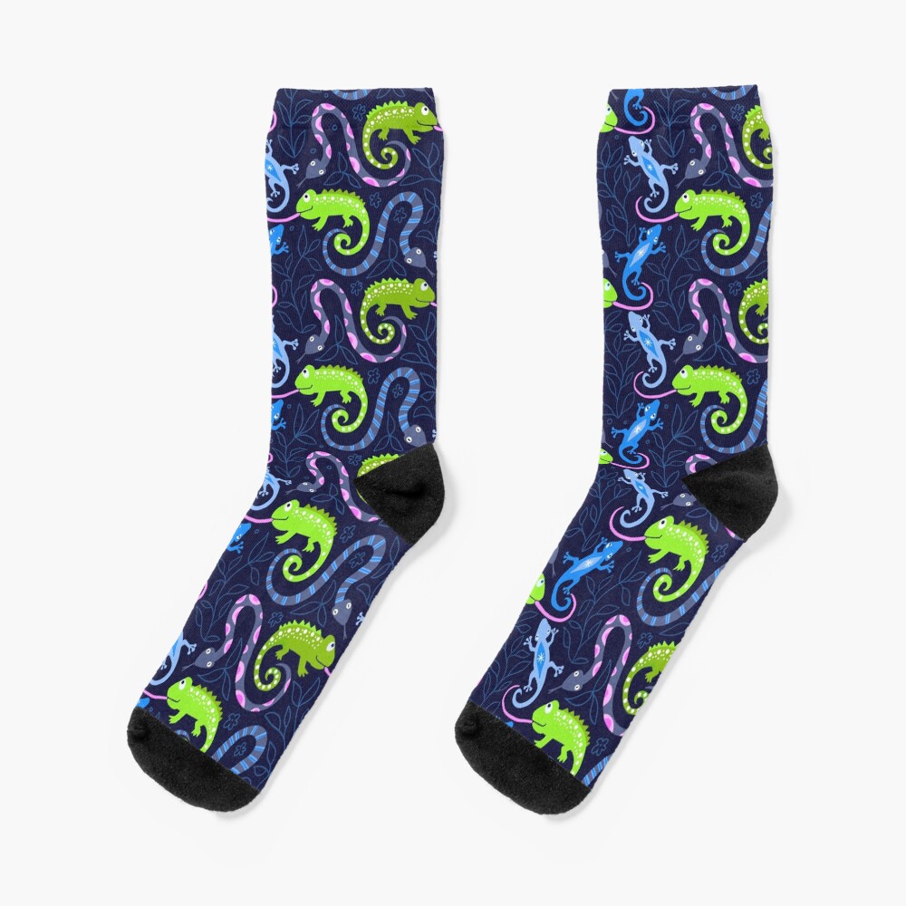 Reptile Friends - Chameleons, Geckos and Snakes Socks