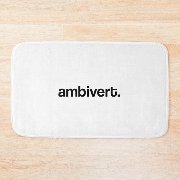Item preview, ambivert in black helvetica designed and sold by lntuitiveDesign.