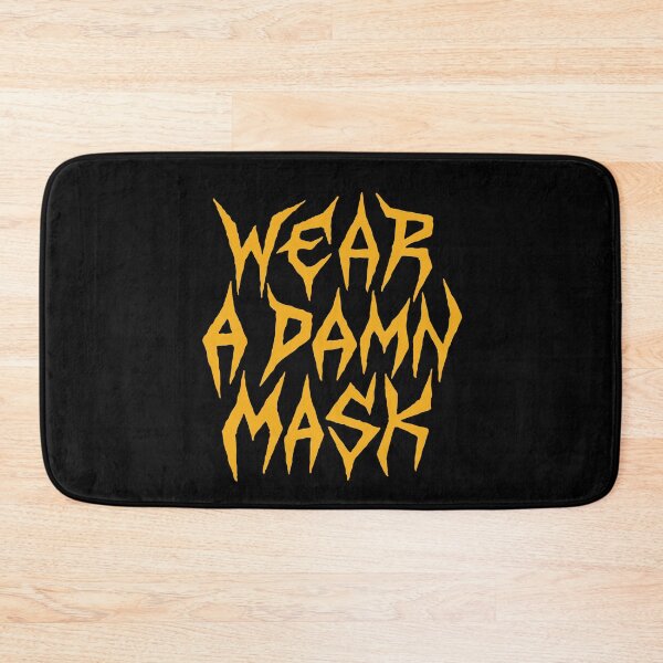 Item preview, Wear A Damn Mask designed and sold by Zagach Letters.