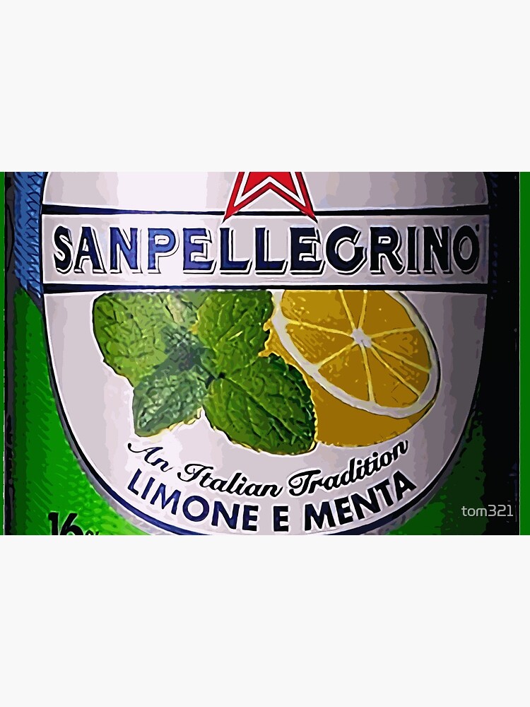 "san pellegrino lemon mint" Mask by tom321 | Redbubble