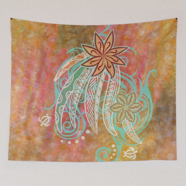Item preview, Hawaiian-Polynesian Sunset Tribal Designs designed and sold by sunnthreads.