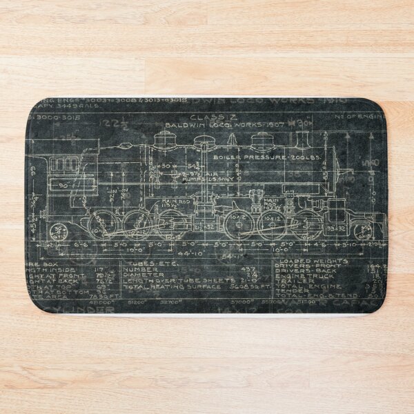 Item preview, Locomotive blueprints 5 designed and sold by kimopix.