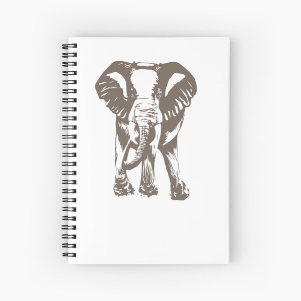 Elephant print Spiral Notebook