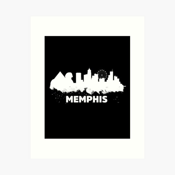 Memphis Tennessee Skyline Art Print