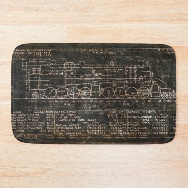 Item preview, Locomotive blueprints 6 designed and sold by kimopix.