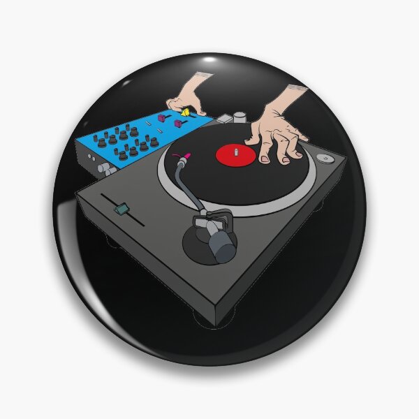 Item preview, DJ mixer scratch turntable designed and sold by getgr4phicz.