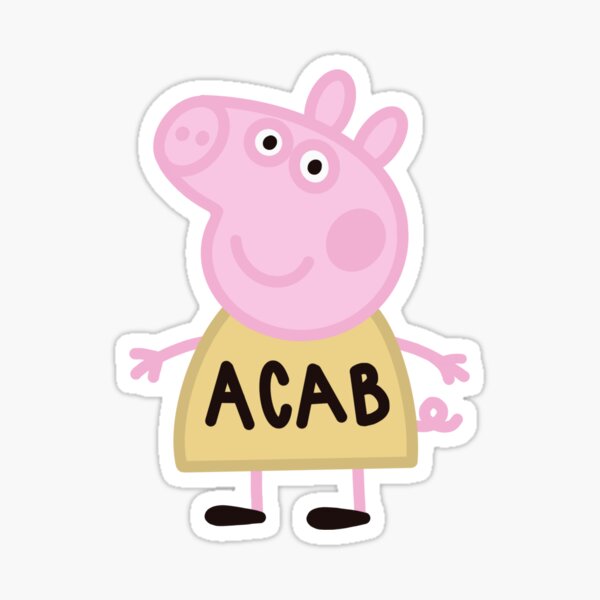 Acab Peppa Sticker