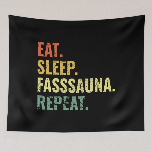 Item preview, Barrel Sauna Eat Sleep Repeat designed and sold by getgr4phicz.