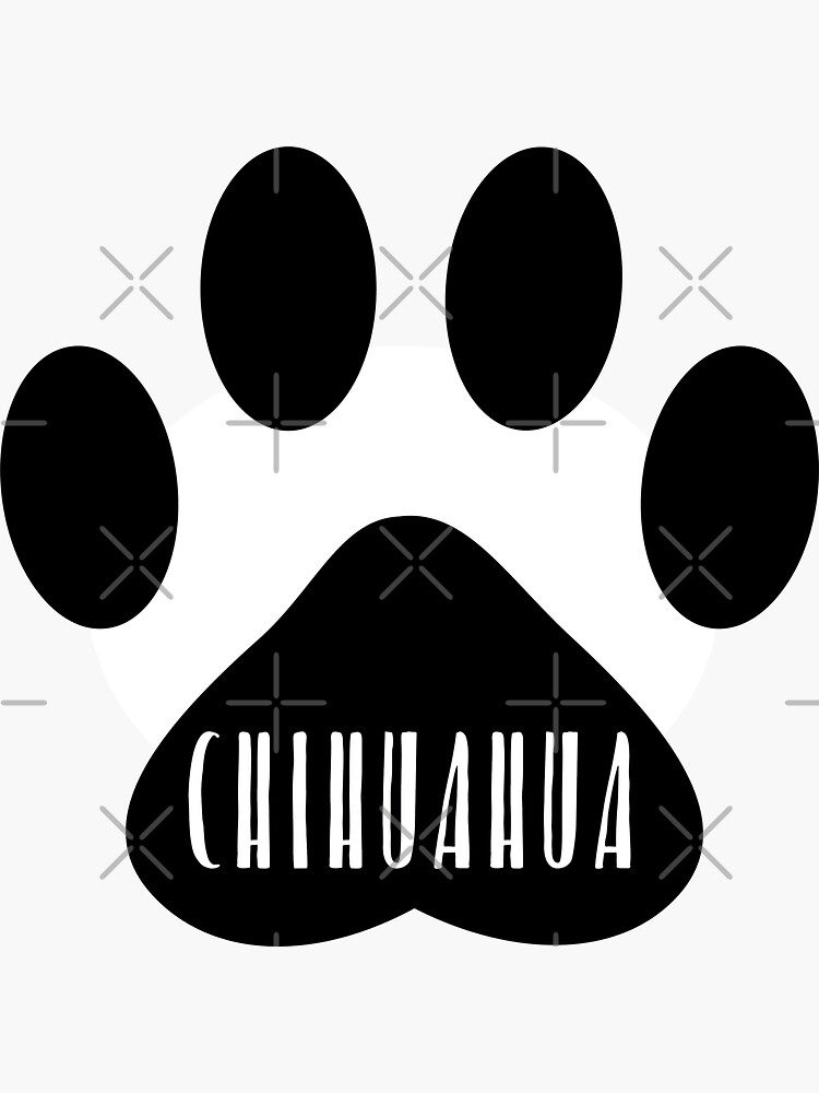 Chihuahua Paw Print Seal by chanzds
